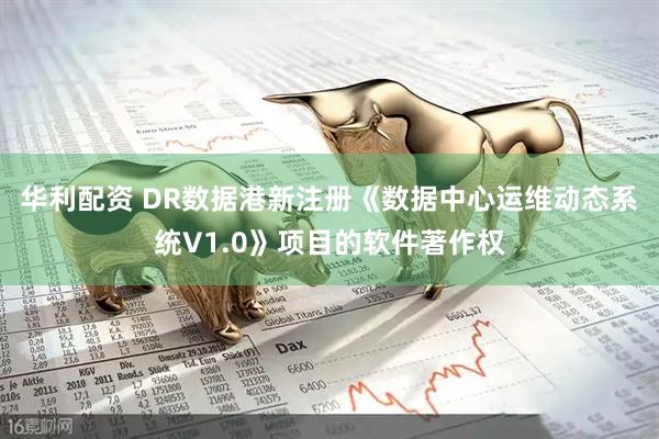 华利配资 DR数据港新注册《数据中心运维动态系统V1.0》项目的软件著作权